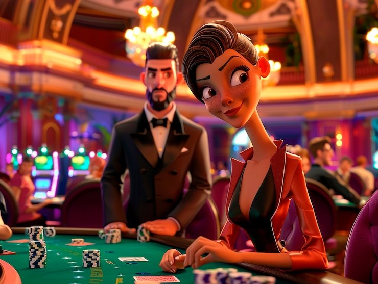 Dealer memutar roda Monopoly Live dengan kamera close-up pada hasil zona